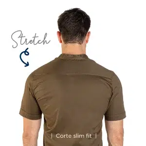 camisa con tela stretch