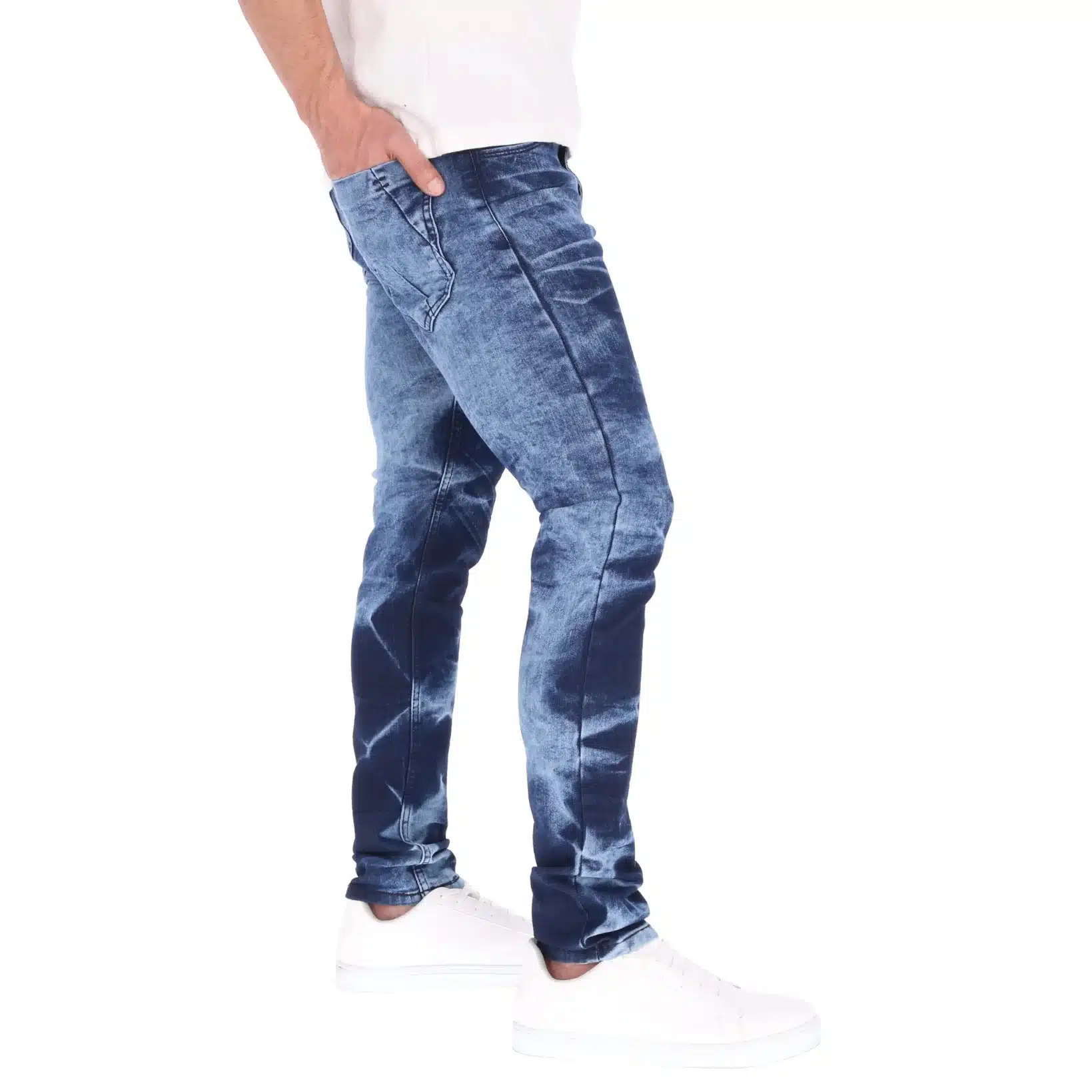 Jeans deslavados perfil