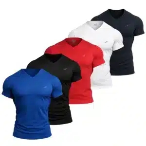 Playeras Deportivas Corte Slim Cuello V