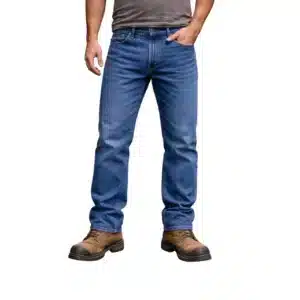 jeans corte recto para trabajo