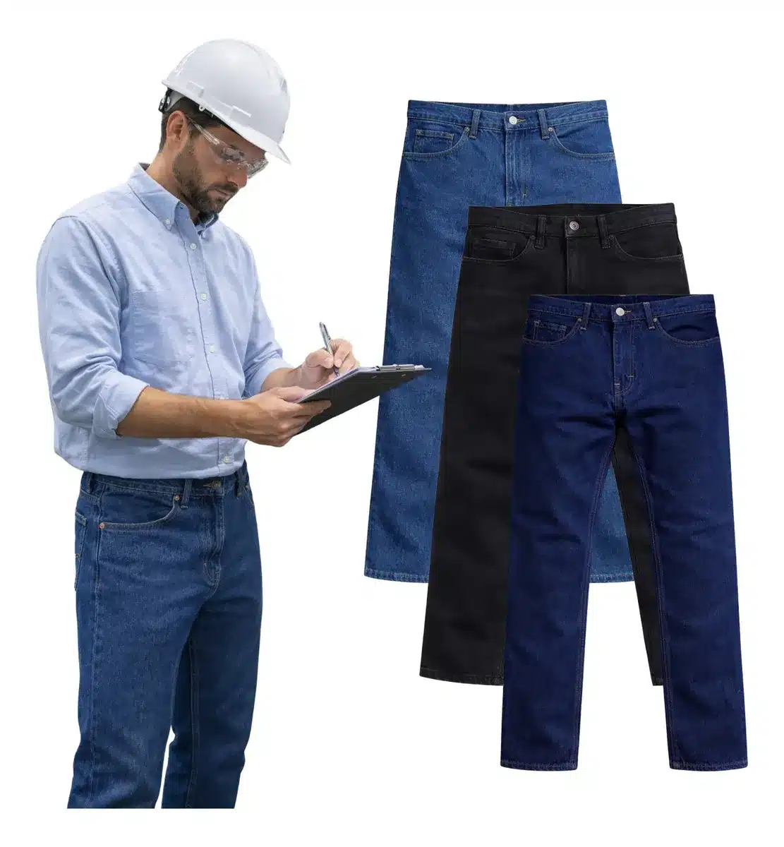 Portada pack de 3 jeans corte recto