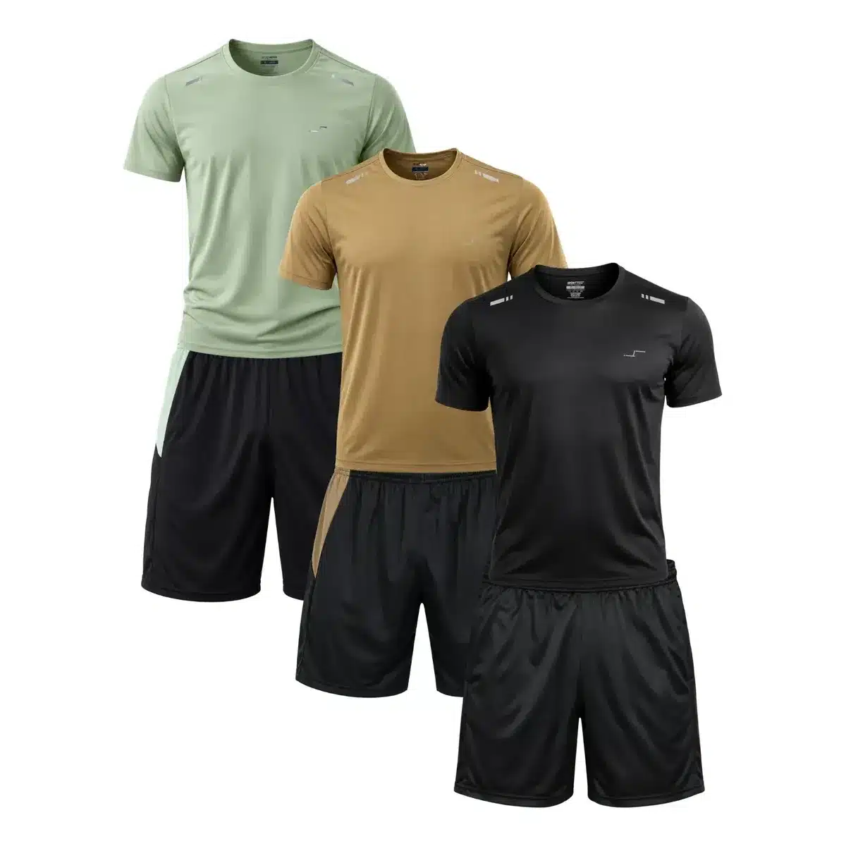 Pack de 3 Conjuntos Deportivos de Playera y Short para Hombre - Imagen 1