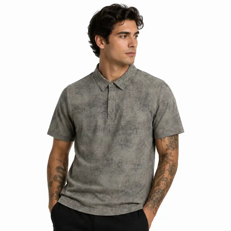 Playera Tipo Polo con Botones